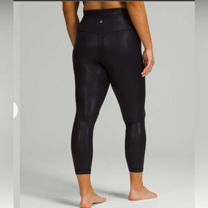 Lululemon Align High Rise Pant 28" Shine Radiate Foil